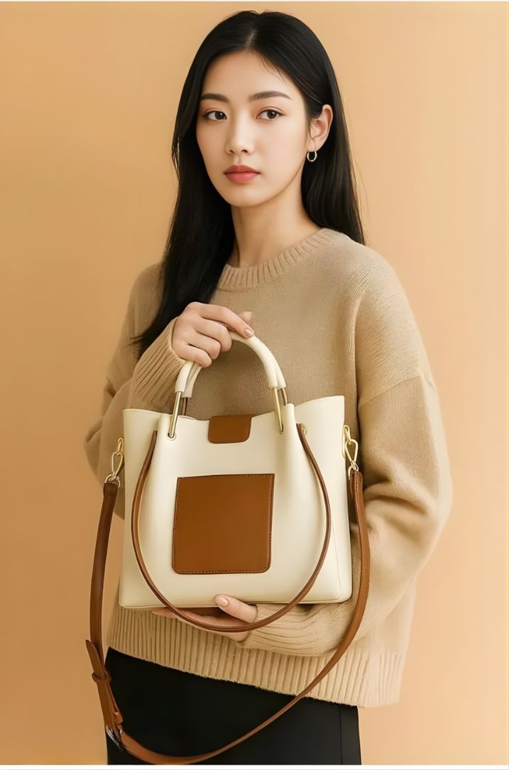 New stylish trending Leather handbag - Image 3