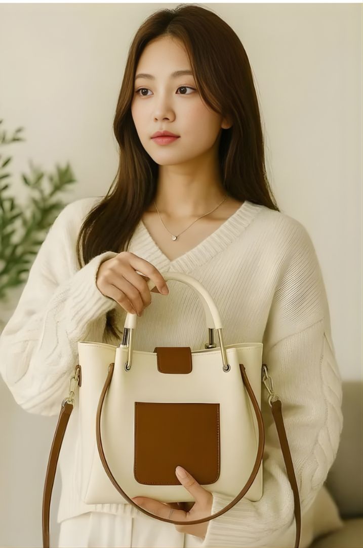 New stylish trending Leather handbag - Image 2