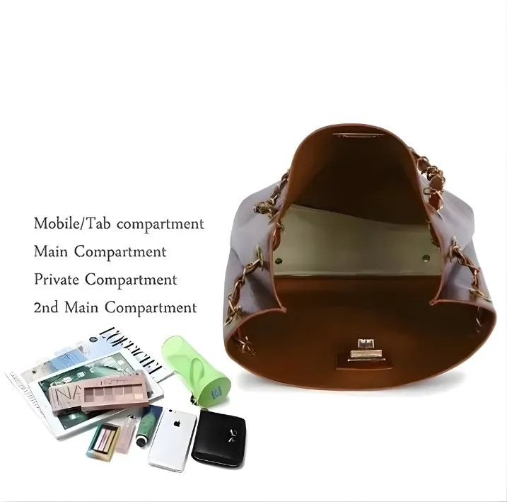 Limited Time Deal Huryy Up Golden Handle Bag Girls And Women - Image 3