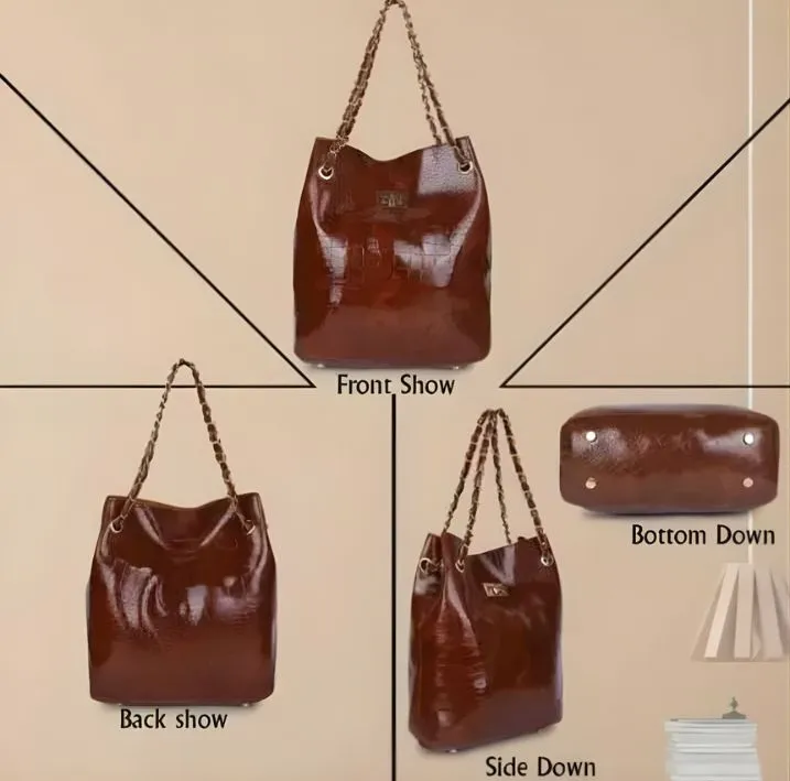 Limited Time Deal Huryy Up Golden Handle Bag Girls And Women - Image 4