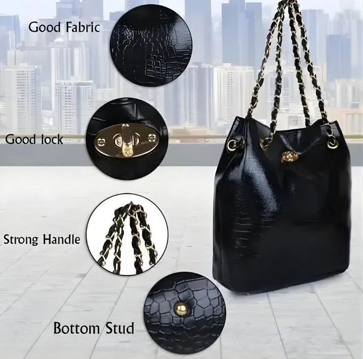 Limited Time Deal Huryy Up Golden Handle Bag Girls And Women - Image 6